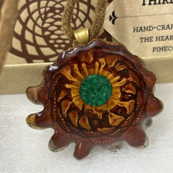 Third Eye Pinecone Necklace - Picture 6 of 12